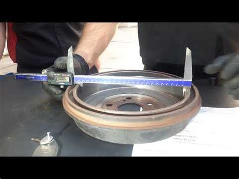 measuring brake shoe thickness|brake drum dimensions chart.